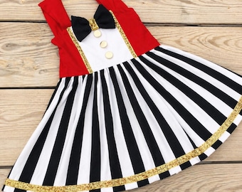 Circus Birthday Dress, Circus Birthday Costume, Ringmaster Dress, Circus Pageant Outfit, Showman Pageant Costume, Circus Party