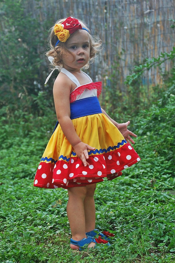 Snow White Dress Toddler Snow White Baby Snow White Dress - Etsy