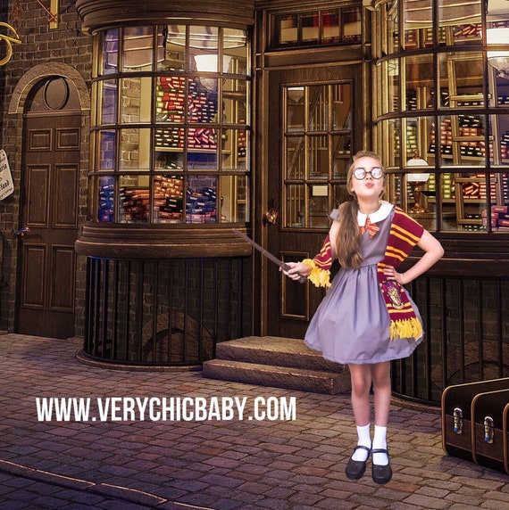 Collega Oh jee nicht Harry Potter Dress Hermione Granger Dress Hogwarts Costume - Etsy Nederland
