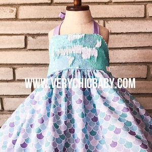 Little Mermaid Dress, Mermaid Dress, Mermaid Dress Girls, Mermaid Costume, Mermaid Birthday Outfit