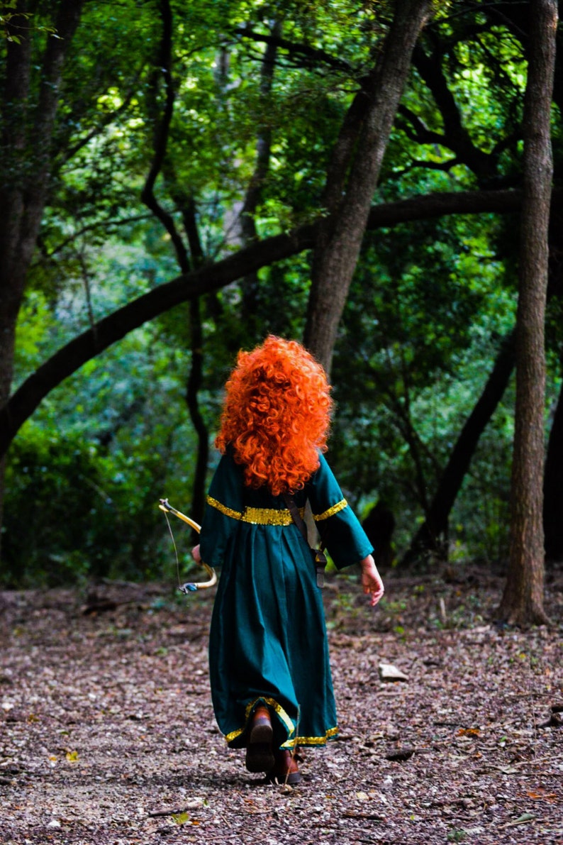 Merida Dress, Merida Dress Girls, Merida the Brave Costume Custom ...