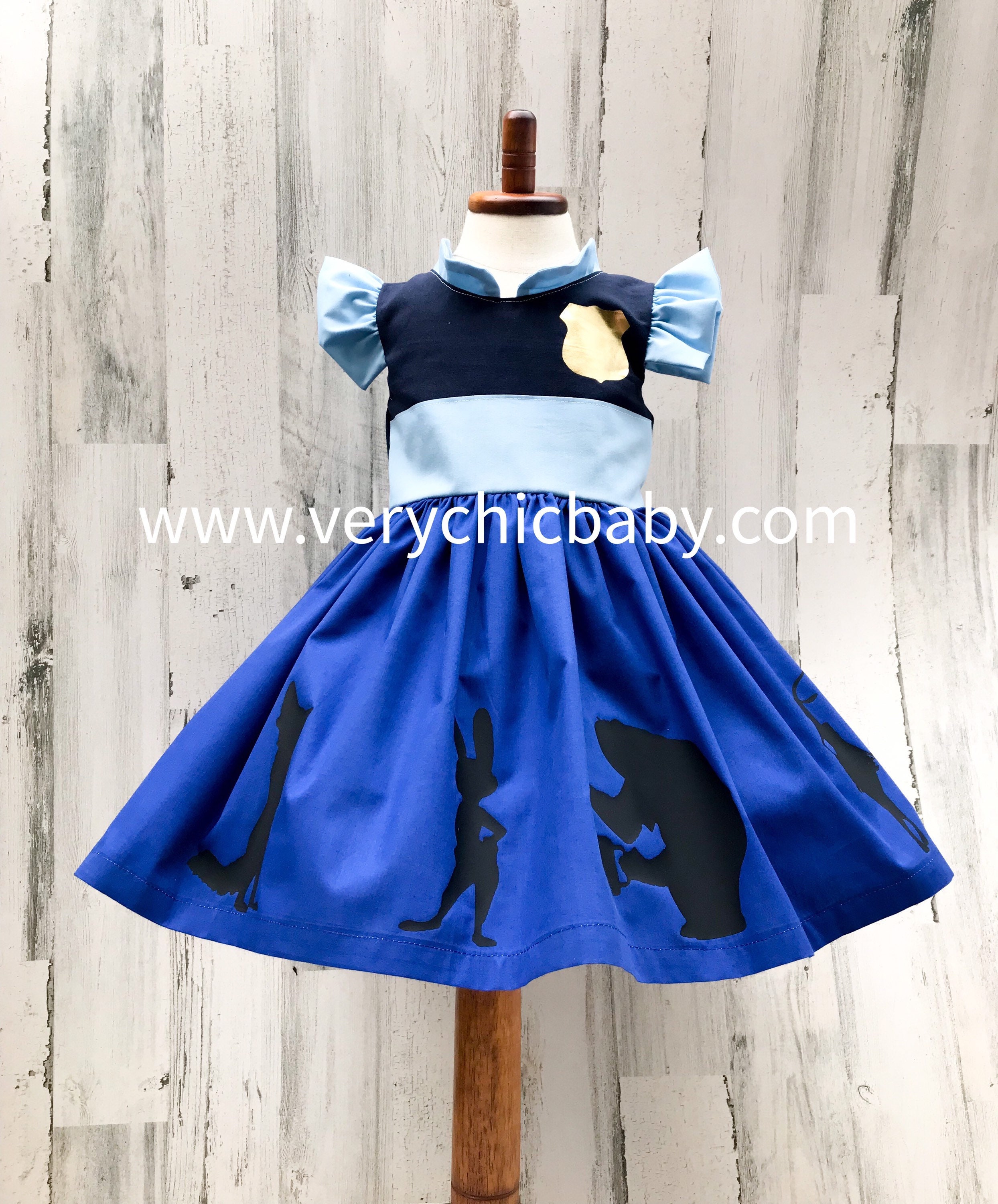 Zootopia Dress Judy Hopps Costume Zootopia Birthday Dress Judy Hopps Dress Etsy