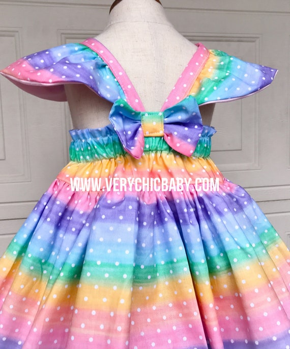 Rainbow Dress Easter Dress