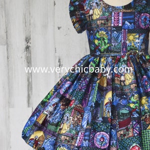 Belle Dress, Belle Costume, Belle Birthday Dress, Beauty and the Beast Dress, Belle Dress for Little Girls