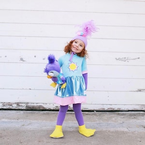 Sommerliches Muppet Babys Strickkostüm Kleid