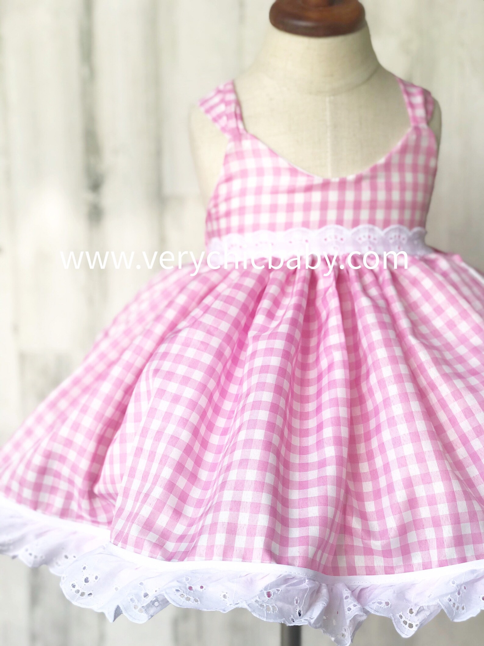 Gingham Dress Pink Gingham Dress for Girls Pink Gingham | Etsy