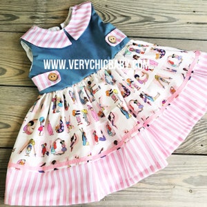 Back to School Dress, PreSchool Dress, Graduation Tunic Dress, Girls Dress, Toddler Dress, School Dress, Toddler Dress, Pink Dress, Girls