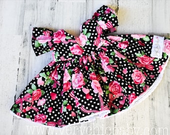 Girls FLoral Dress, Spring Dress
