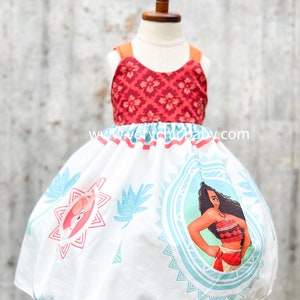 Moana Dress, Moana Birthday Dress