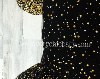 Falling Stars Dress, Girls Birthday Dress, Gold Dress, Space Dress - Etsy Falling Stars Dress, Girls Birthday Dress, Gold Dress, Space Dress - Etsy