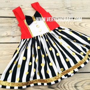 Circus Birthday Dress, Circus Birthday Costume, Ringmaster Dress, Circus Pageant Outfit, Showman Pageant Costume, Circus Party