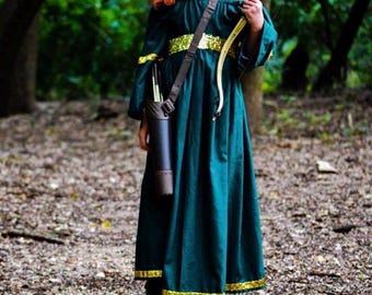 green merida dress The replica large size of the green dress worn by Merida in Rebel (2012)