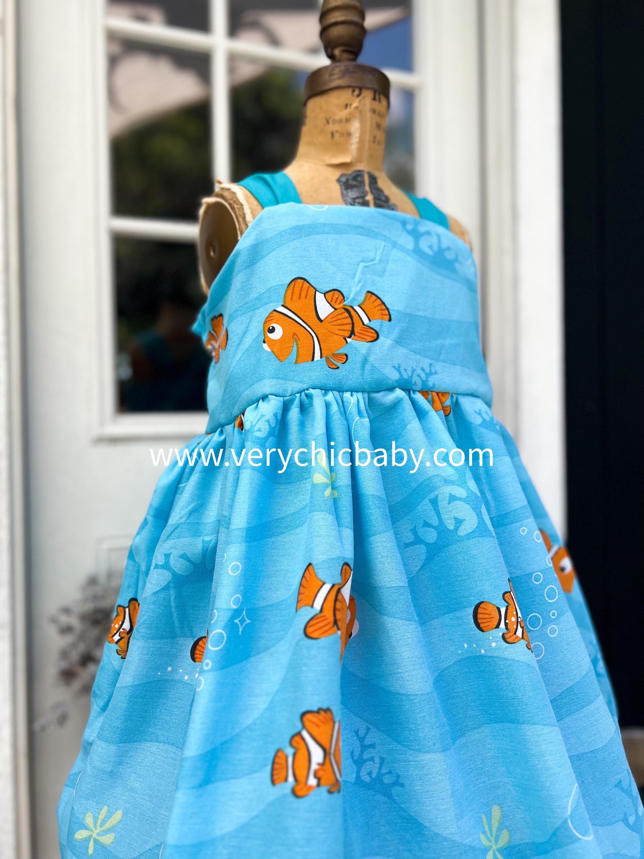 Finding Nemo Dress, Nemo Birthday Dress, Finding Dory Birthday Dress, Dory  Dress - Etsy