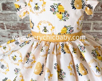 Honey Bee Dress - Etsy