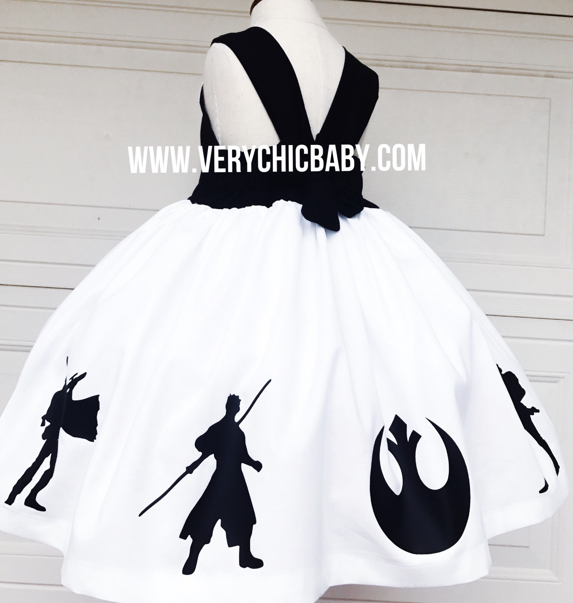 open lace back dress Girls Star Wars Dress - Robot Dress main image 0