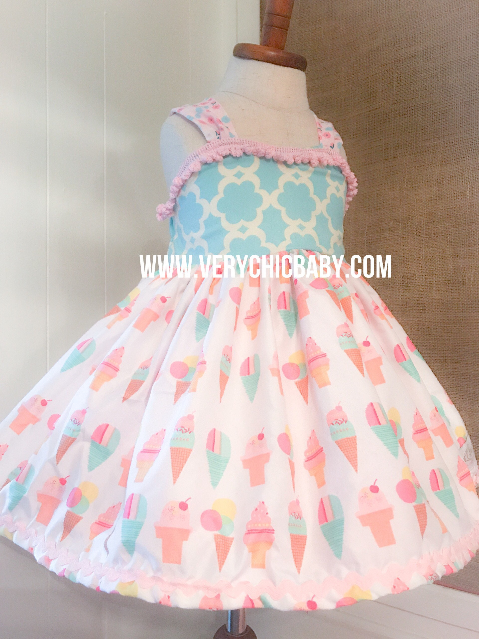 Ice cream party dress Clearance