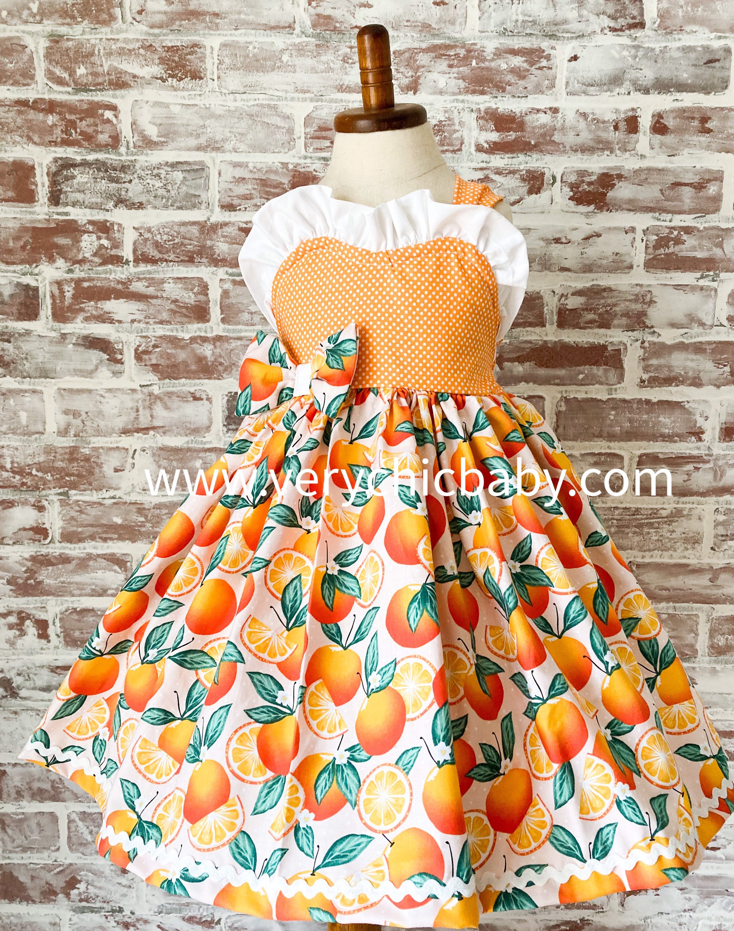 oranges dress