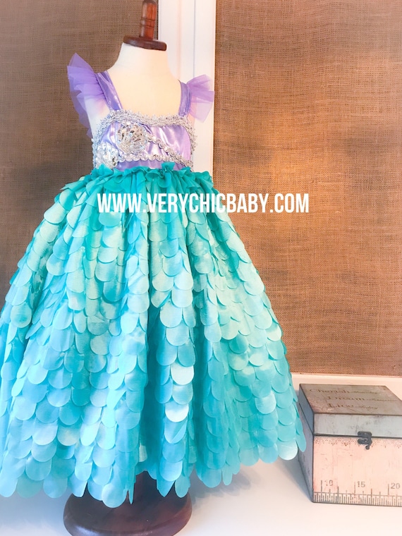 mermaid girls dress