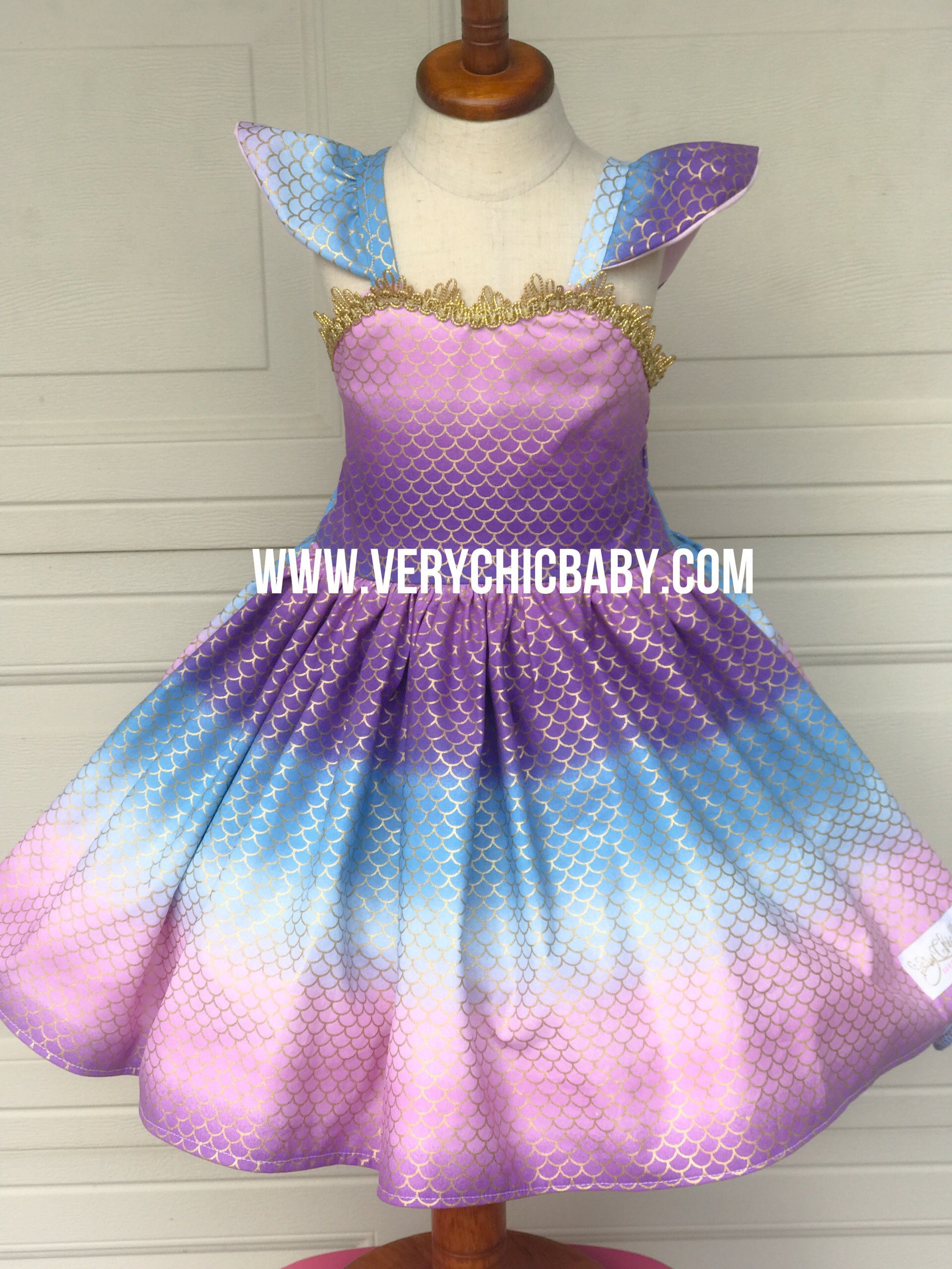 Ariel Ombre Crochet Mermaid Maxi Dress main image 1