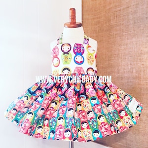 Stacking Doll Dress, Matryoshka Doll Dress, Nesting Doll Dress, Russian Stacking Doll Dress, Doll Dress, Stacking Dolls Dress, Stacking Doll