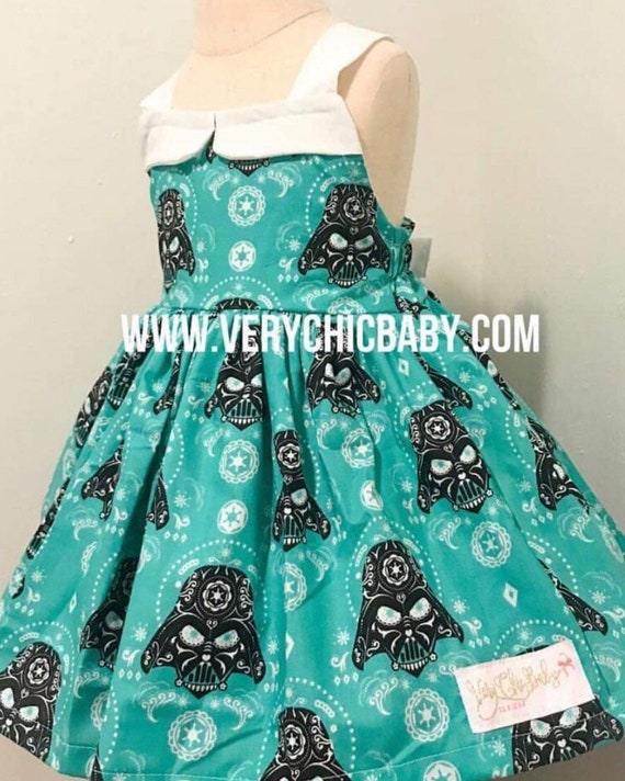 Star Wars Dress Darth Vader Dress Girls Star Wars Dress Etsy