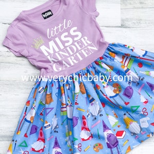 Erster Schultag Kleid, Zurück zu Schule Kleid, Vorschul Kleid, Schul Bild Kleid, Kindergarten Kleid