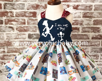 Vestido de cumpleaños de Toy Story para niñas, vestido de Toy Story