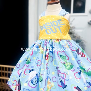 Inside Out Dress, Inside Out Birthday Dress, Inside Out Birthday Outfit
