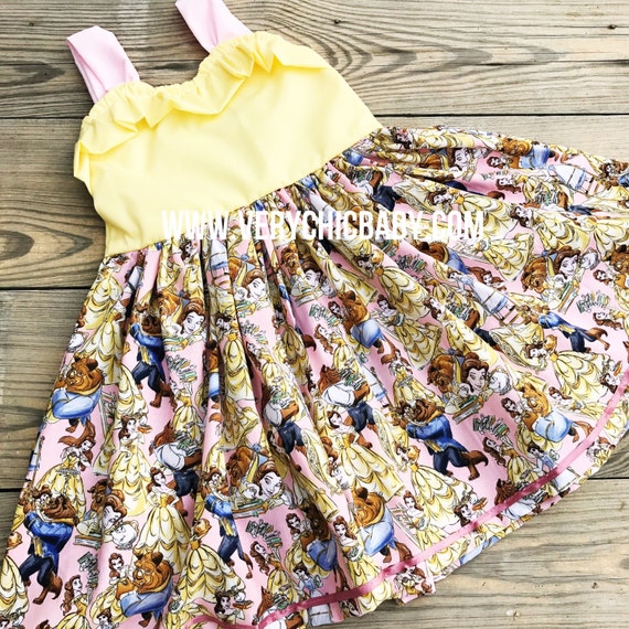 Princess Belle Dress Belle Costume Beauty and the Beast - Etsy