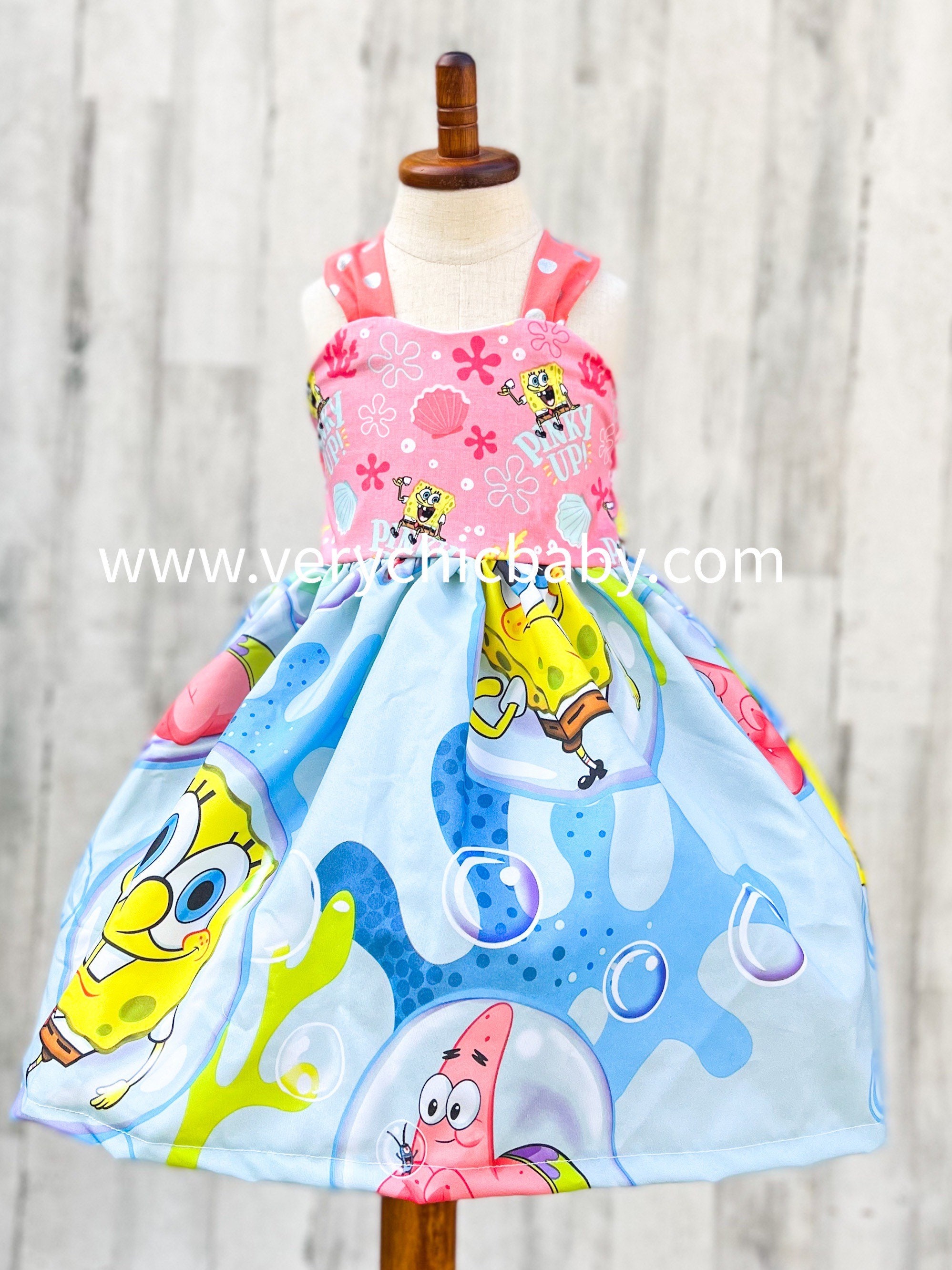 Listo para enviar tamaño 3 y 4 Vestido de Bob Esponja - Etsy España Listo para enviar tamaño 3 y 4 Vestido de Bob Esponja - Etsy España