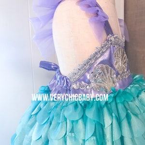 Mermaid Costume, Mermaid Costume Girls, Mermaid Dress, Ariel Dress, Little Mermaid Dress, Ariel Little Mermaid Costume, Ariel Costume image 4