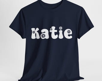 T-shirt personalizzata con nome: maglietta con testo personalizzato, t-shirt unisex in cotone