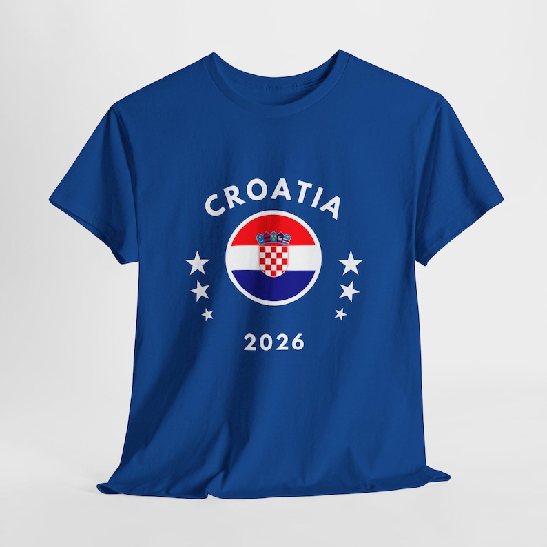 Croatia 2026 Tee | Croatia Flag Football Soccer Shirt image 1