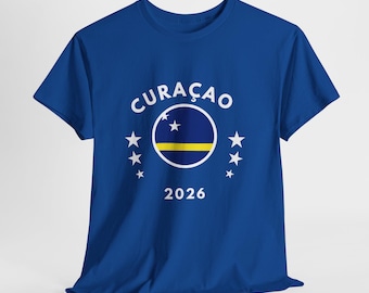 Curacao 2026 Tee | Curacao Flag Football Soccer Shirt