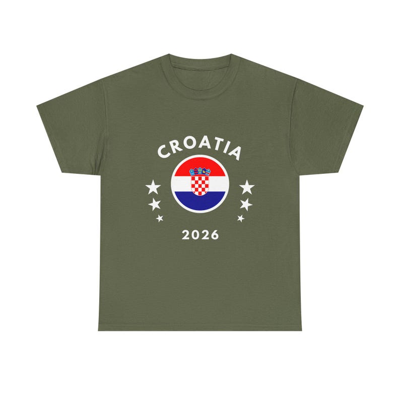 Croatia 2026 Tee | Croatia Flag Football Soccer Shirt image 14