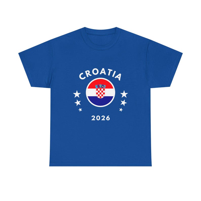 Croatia 2026 Tee | Croatia Flag Football Soccer Shirt image 11