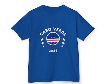 Cabo Verde 2026 T-shirt | Cabo Verde vlag voetbal WK shirt
