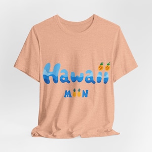 Hawaii Moon Tshirt, Bride Shirt, Honeymoon Shirt, Hawaii Shirt, Hawaii Honeymoon, Alohamoon Shirt, Gift for Bride, Hawaii Vacation, Matching