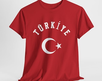 Turkiye Pride T-Shirt: Turkish Flag Unisex Tee