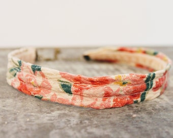 Vintage choker necklace, sustainably made choker, floral choker