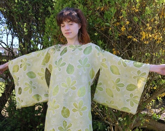 Green Velvet Kimono - Etsy UK