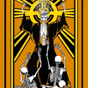 Death Tarot Card Digital Drawing