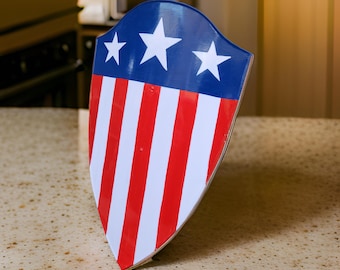 Captain America Viking Shield: Full Metal Cosplay Shield, Home Decor (24'')