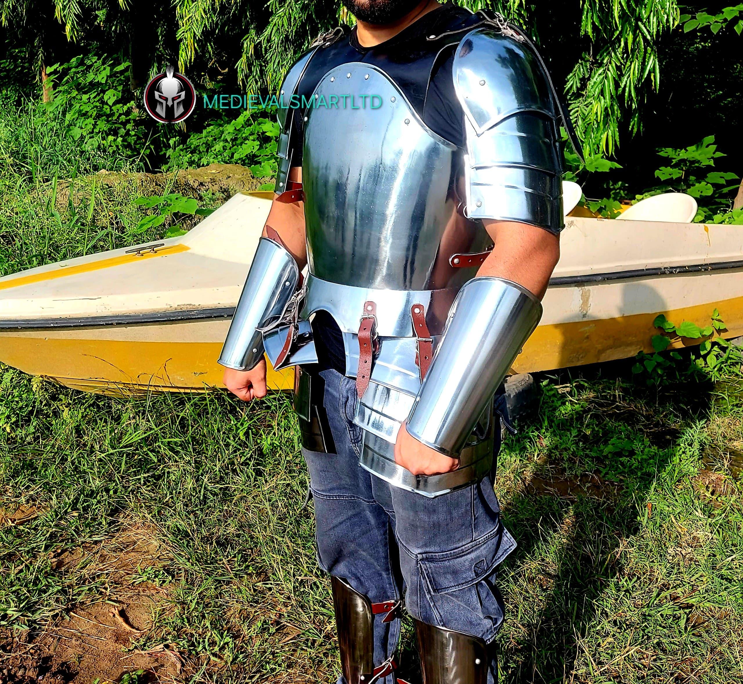 Medieval Knight Full Body Armor Set | Handmade Polished Steel Suit ...