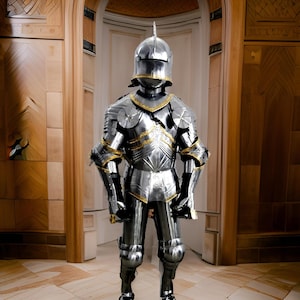 German Gothic Full Armor Suite: 15th Century Medieval Cosplay
