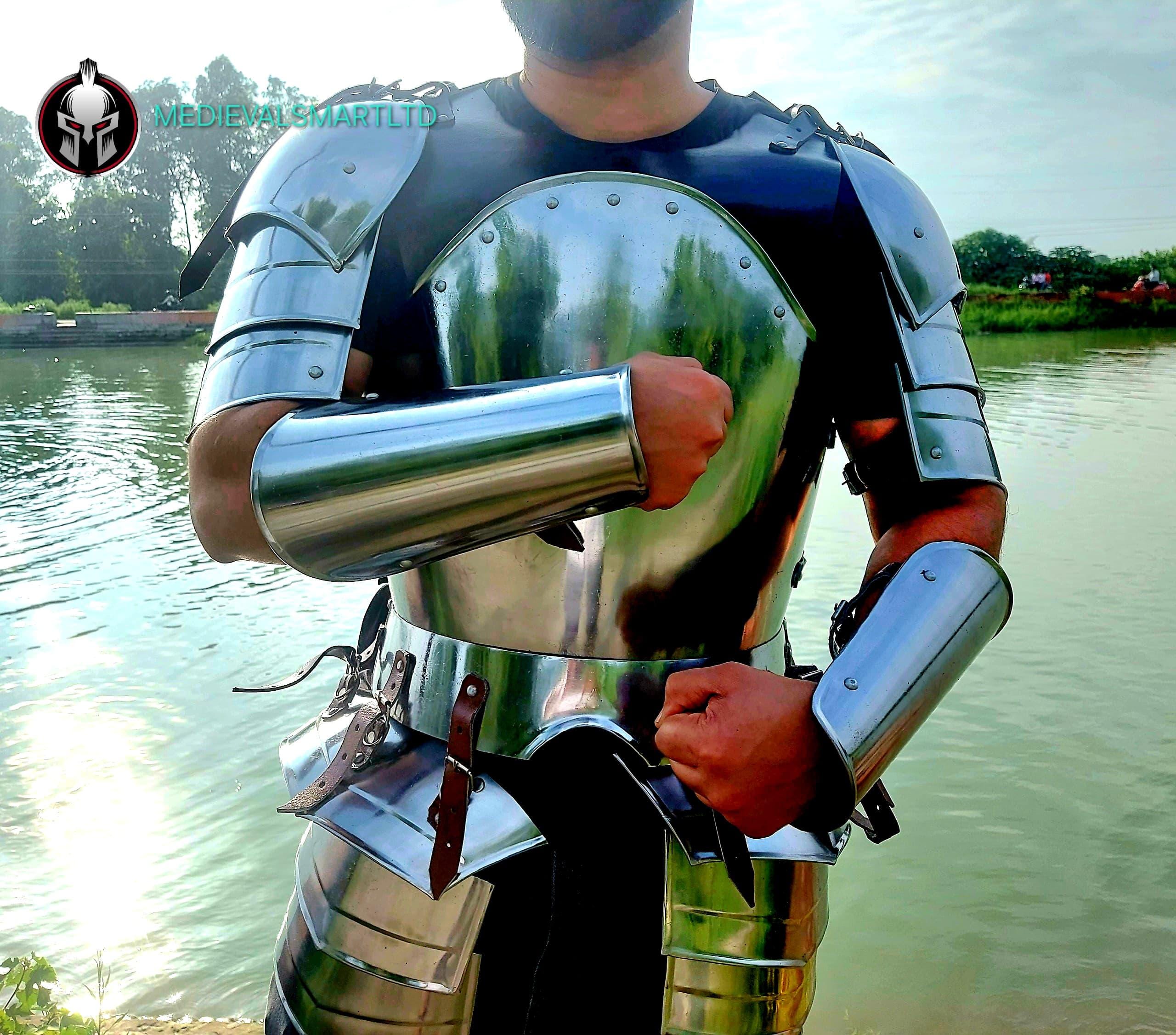 Medieval Knight Full Body Armor Set | Handmade Polished Steel Suit ...