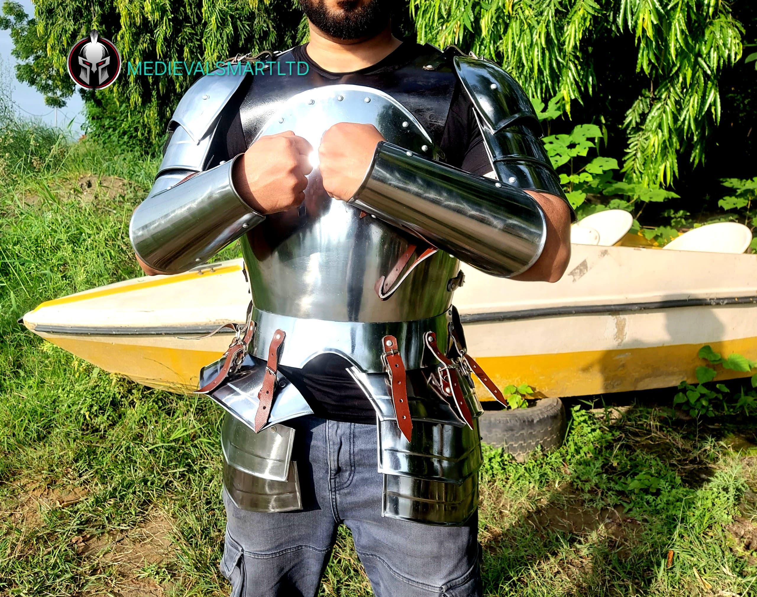 Medieval Knight Full Body Armor Set | Handmade Polished Steel Suit ...