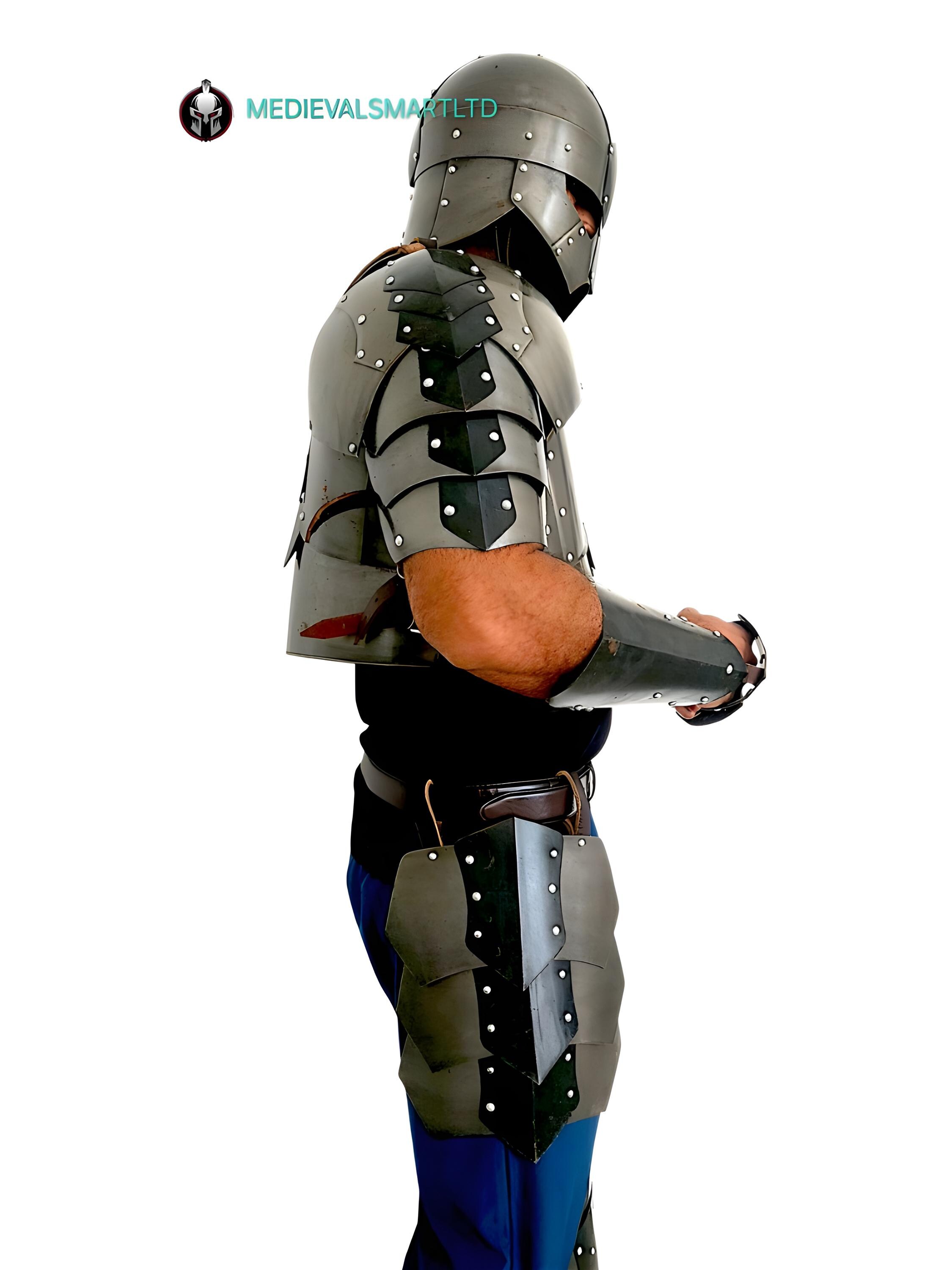 Medieval Knight Full Armor Suit: Hand-forged Steel LARP Cosplay - Etsy