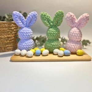 Easter Bunny Crochet Pattern, Low Sew Amigurumi Crochet Pattern, Low Sew Crochet Pattern, Rabbit Crochet Pattern