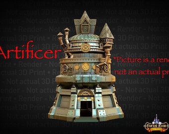 The Artificer Dice Tower by Fate's End